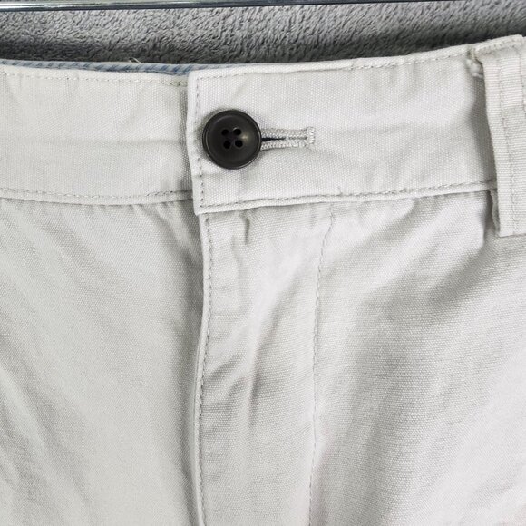 Men's Beige Chaps Cargo Shorts 100% Cotton 9.5" Inseam Size 40 - Picture 3 of 12